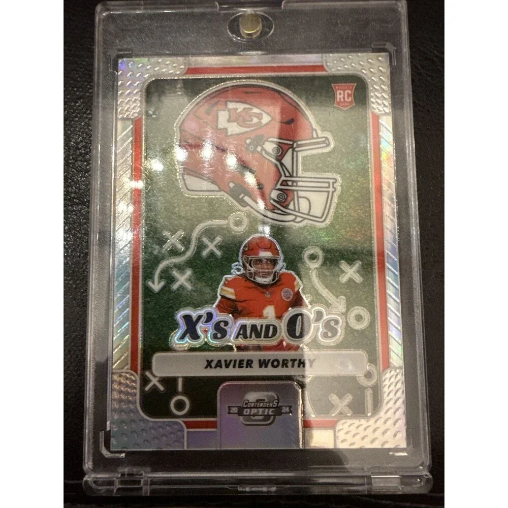 2024 PANINI OPTIC CONTENDERS XAVIER WORTHY X'S AND O'S ROOKIE  Silver Prizm RC